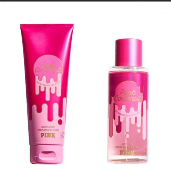 Pink Coconut mist and lotion